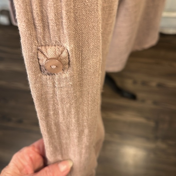 Torrid Cotton Blend Lightweight Spring Jacket Lagan Safari Beach Size 3 - Picture 8 of 10